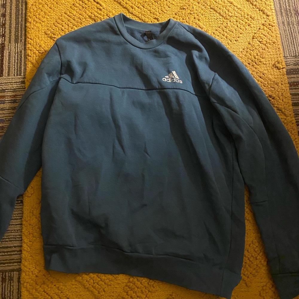 Like-New Oversized Adidas Crewneck